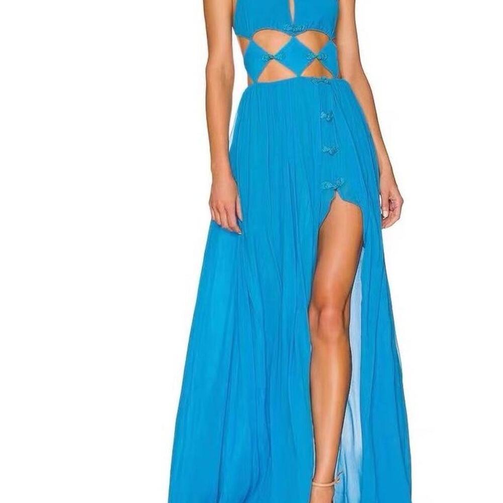 Sau lee sydney dress in ocean blue